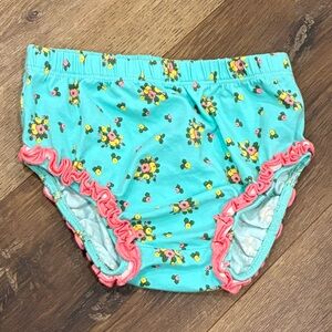 Matilda Jane Blue Floral Diaper Cover Bloomers 12-18m